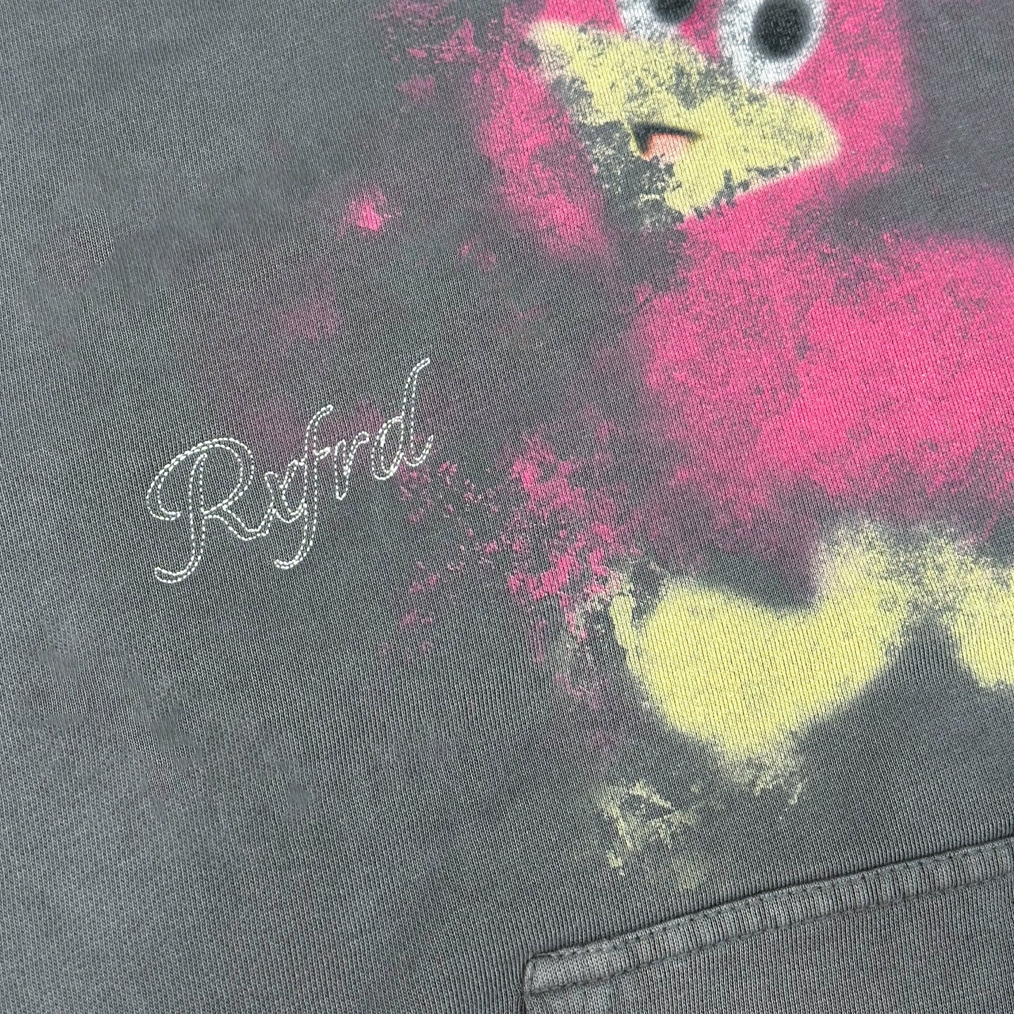 Pink Duck Hoodie (Charcoal)