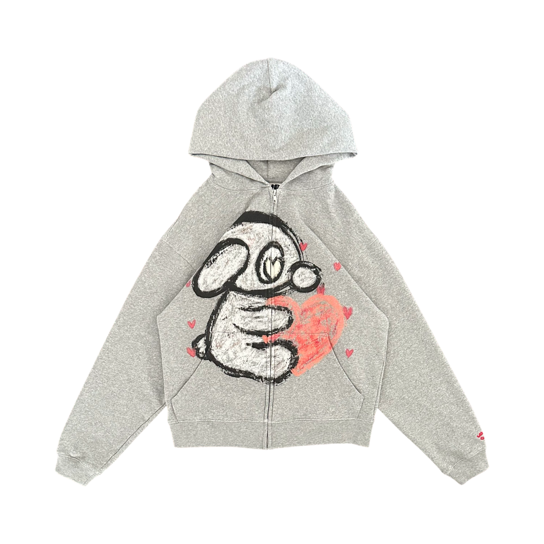 Affection Zip-Up (Heather Gray)