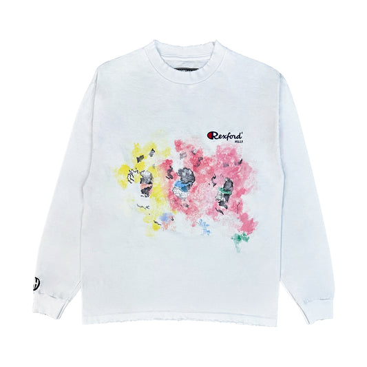 3 Monsters Long Sleeve (White)