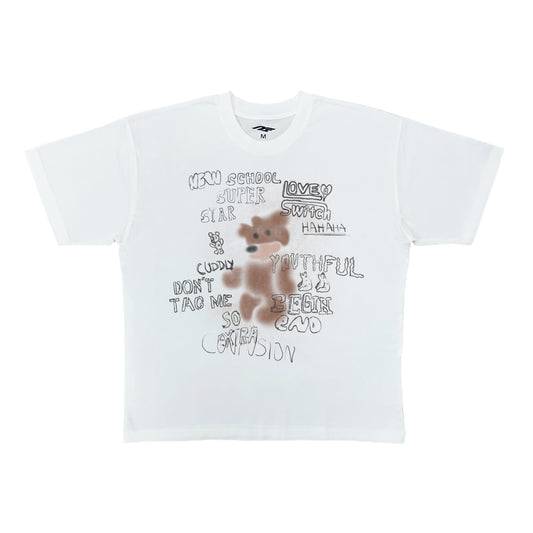 Brown Bear Tee (Vintage White)