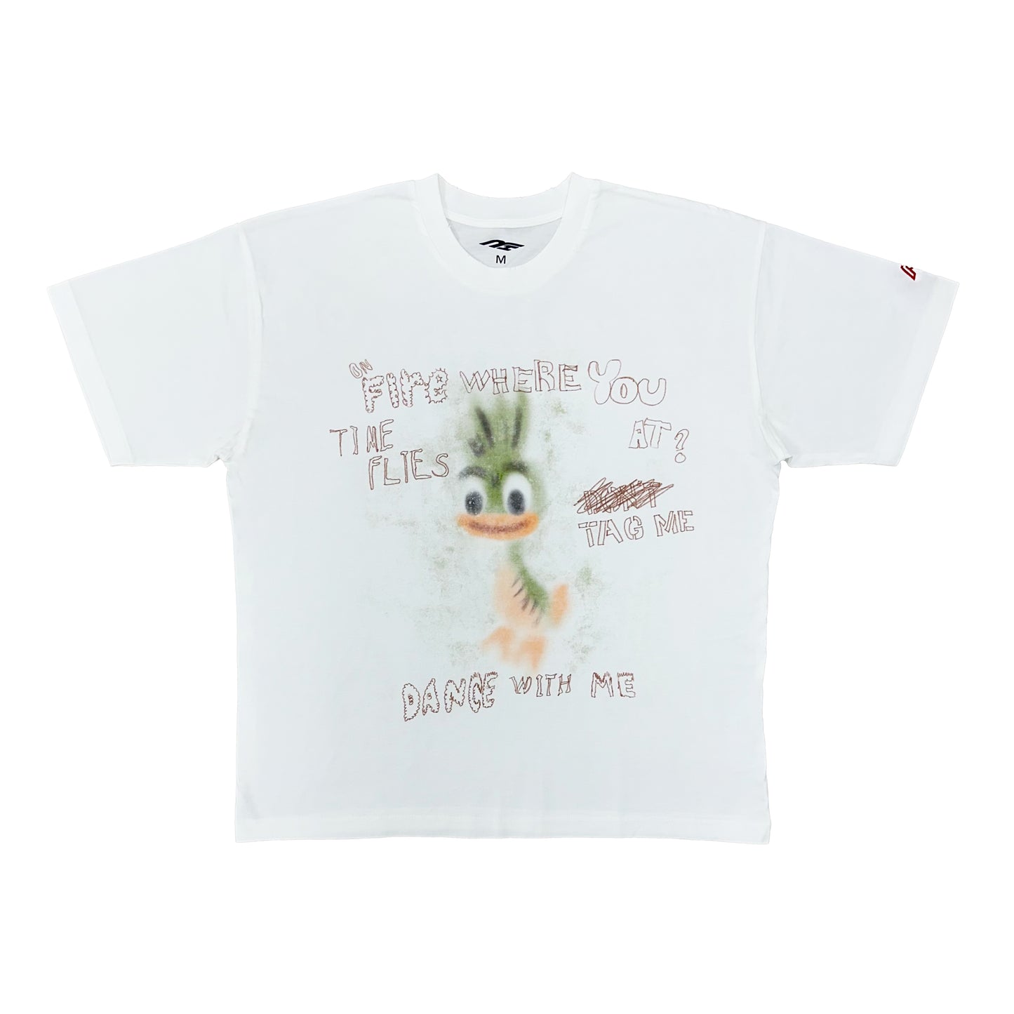 Green Duck Tee (Vintage White)