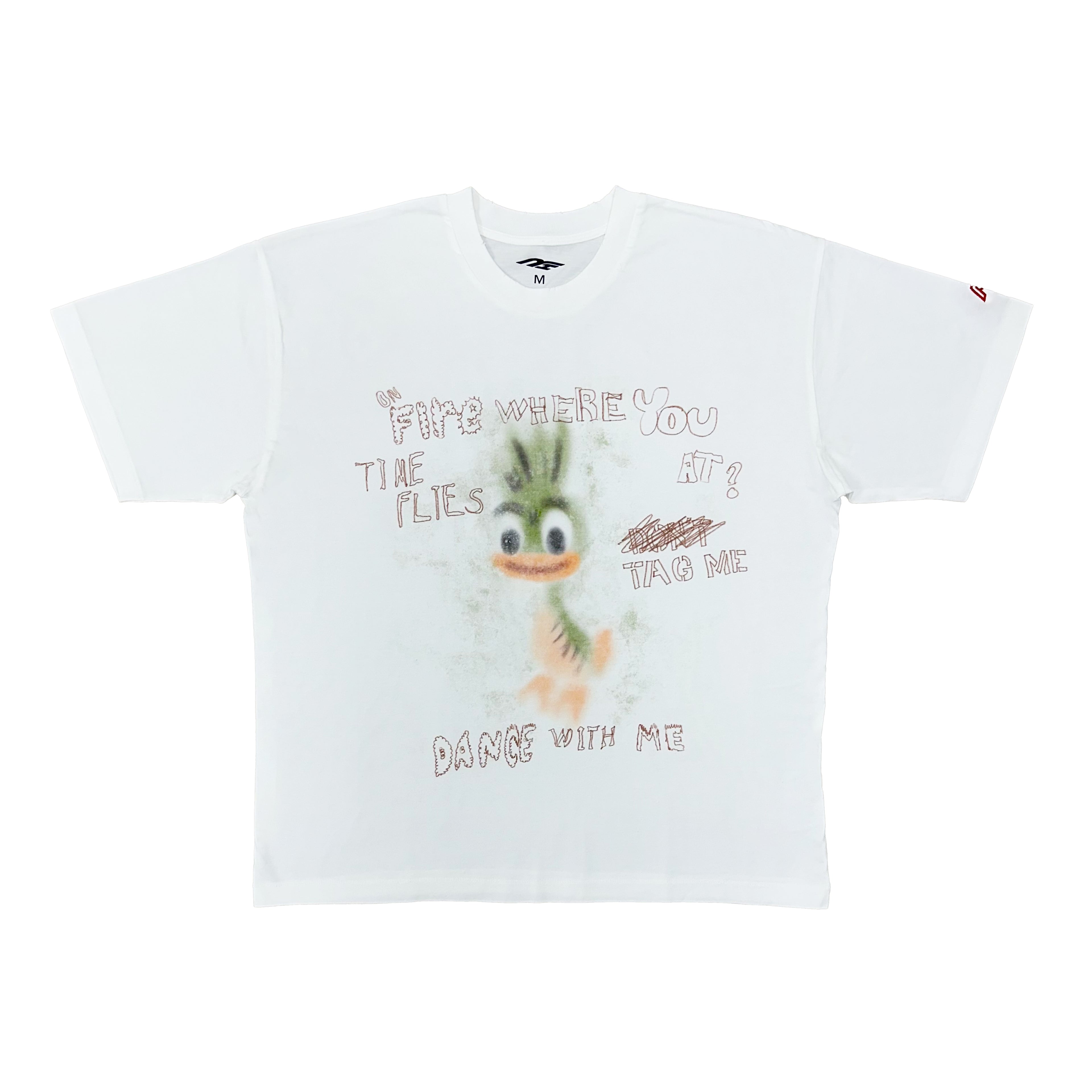 Green Duck Tee (Vintage White)