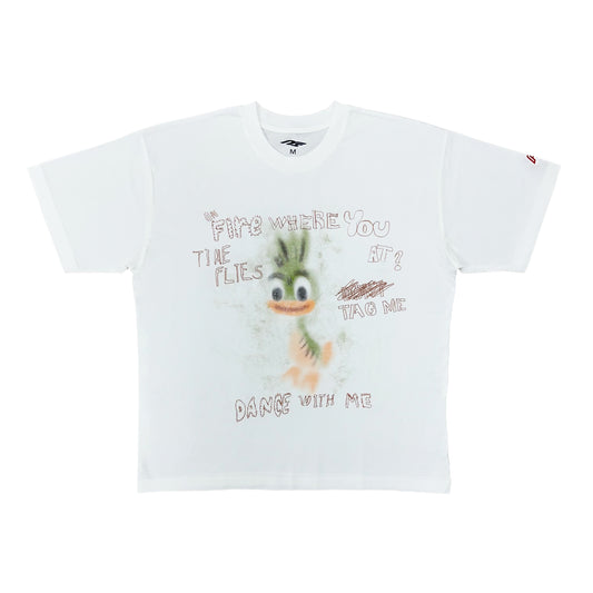Green Duck Tee (Vintage White)