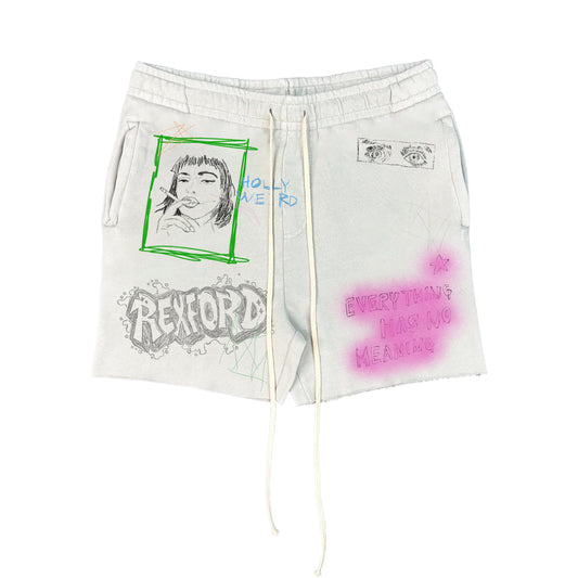 Hollyweird Sweat Shorts (Foam)
