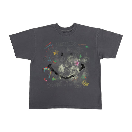 Smiley Face Tee (Vintage Gray)