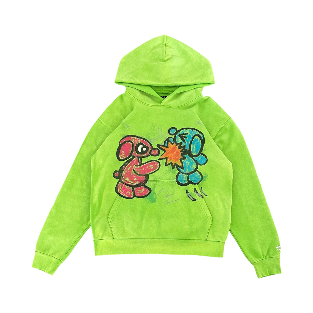 Fighting Hoodie (Faded Green)