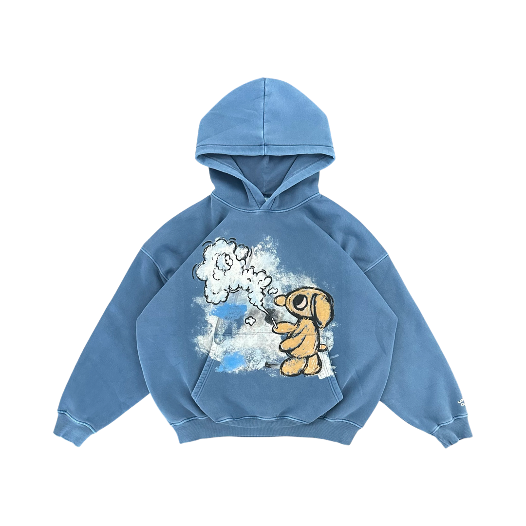 Puff Hoodie (Sea Blue)