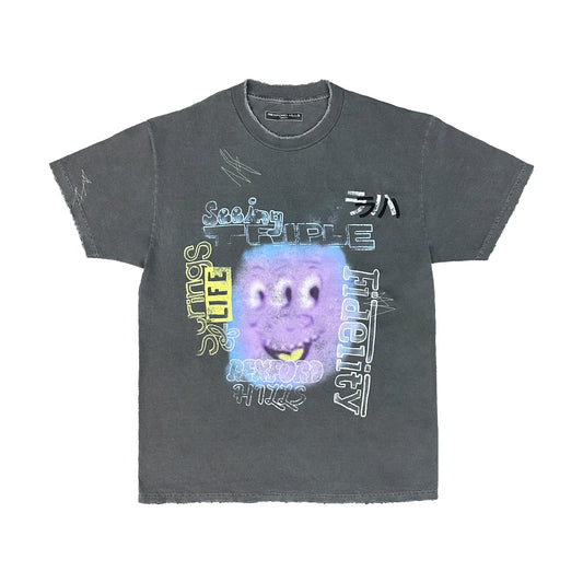 Triple Vision Tee (Charcoal)